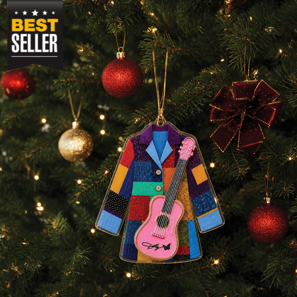 Dolly Coat of Many Colors Acrylic Ornament