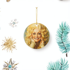 Dolly Parton Ceramic Ornament