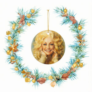 Dolly Parton Ceramic Ornament
