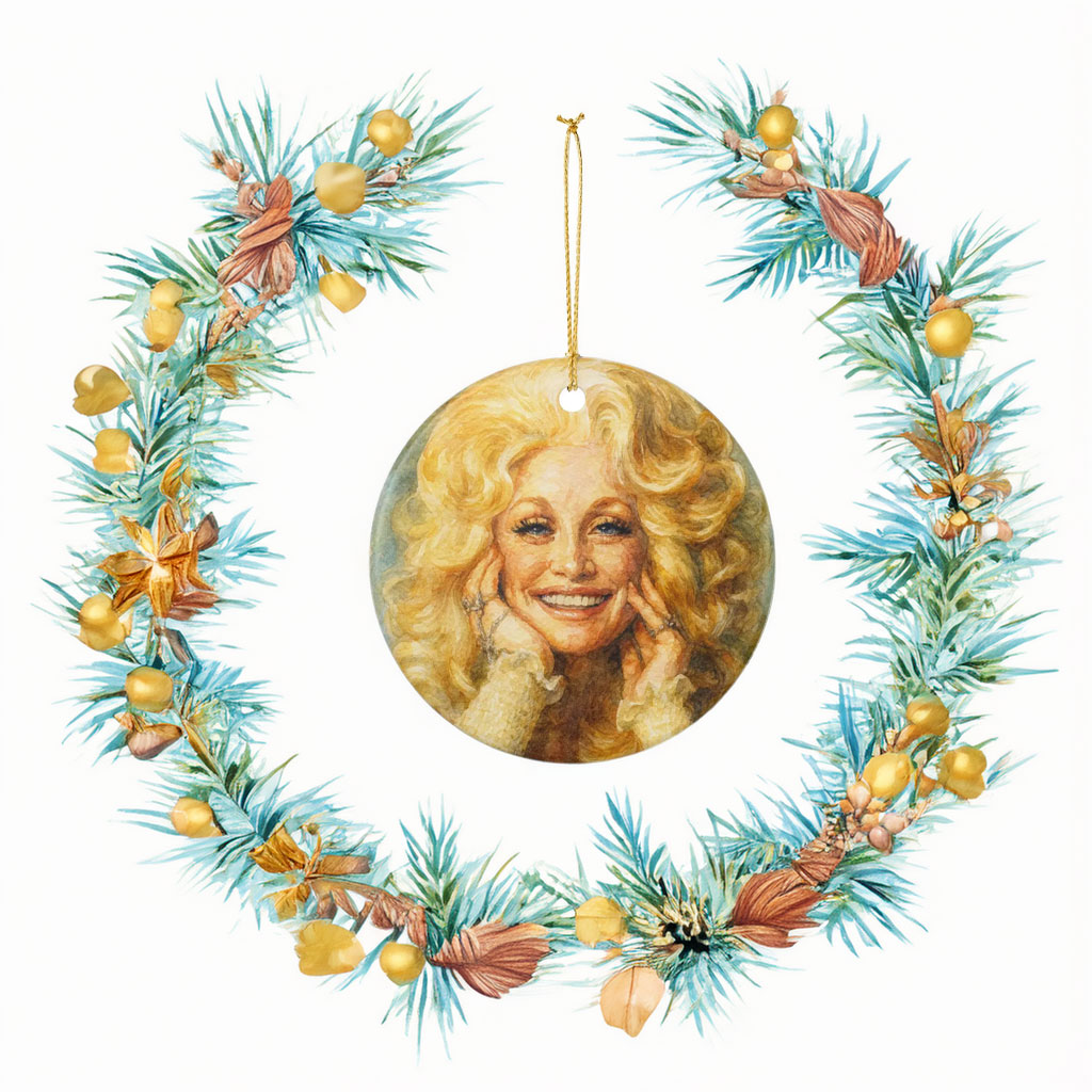 Dolly Parton Ceramic Ornament