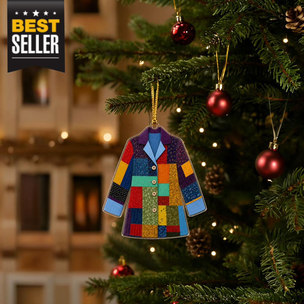 Dolly Parton Coat Of Many Colors Ornament