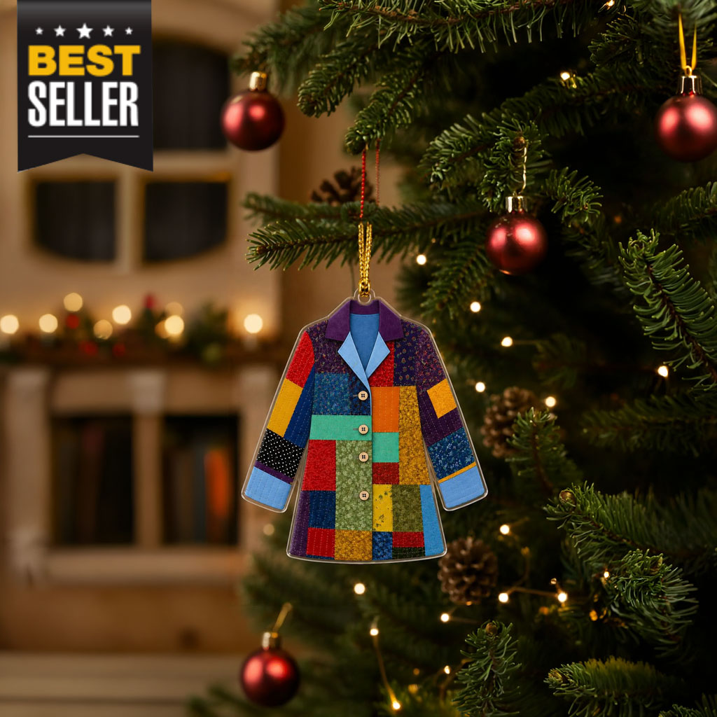 Dolly Parton Coat Of Many Colors Ornament
