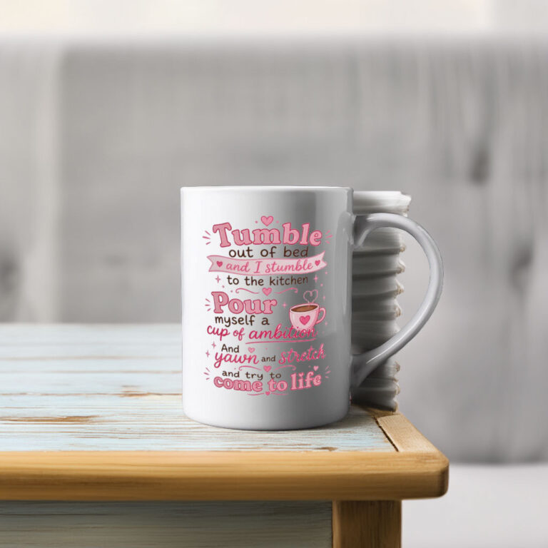 Dolly Parton Cup Of Ambition Coffee Cup Pink Mug