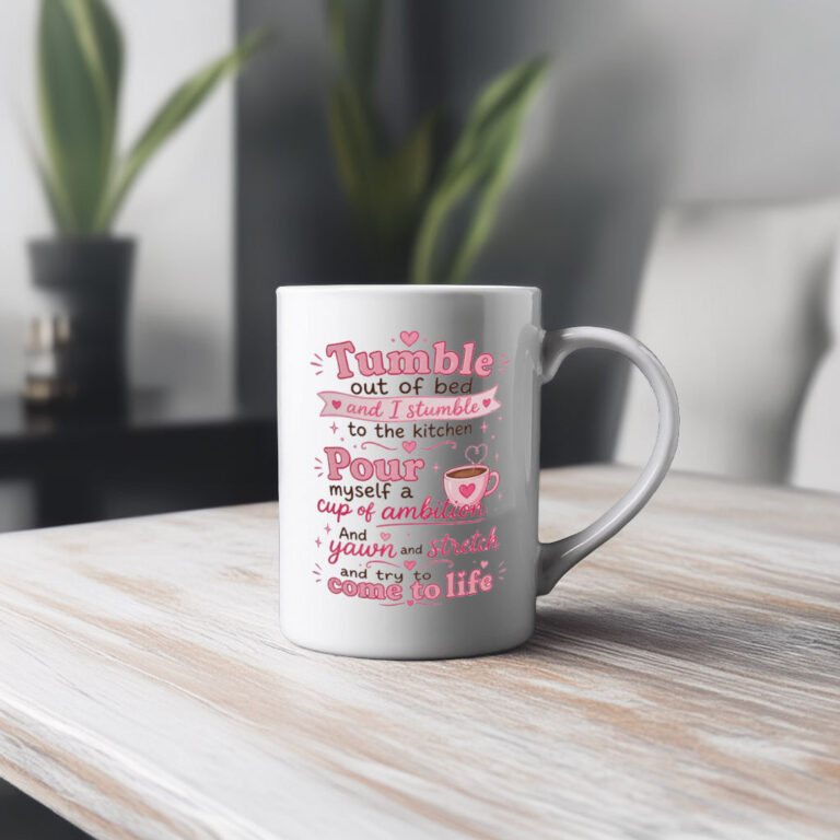 Dolly Parton Cup Of Ambition Coffee Cup Pink Mug