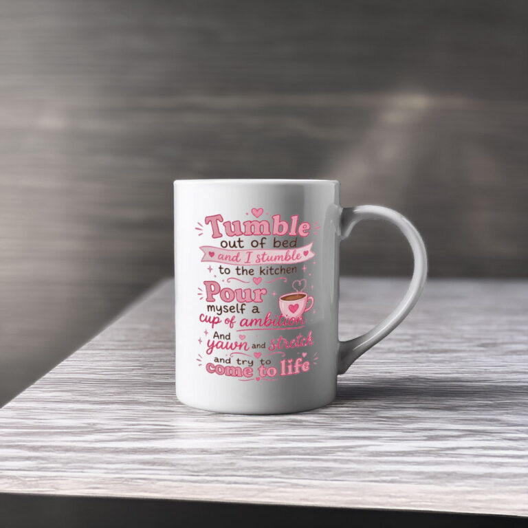 Dolly Parton Cup Of Ambition Coffee Cup Pink Mug