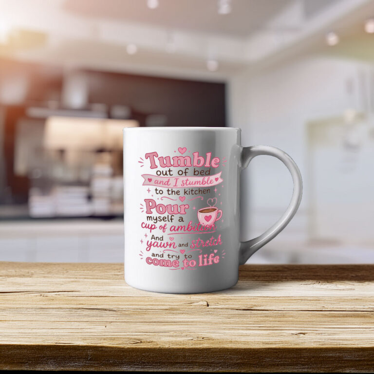 Dolly Parton Cup Of Ambition Coffee Cup Pink Mug