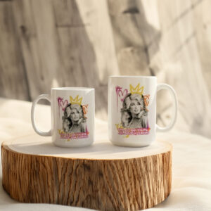Dolly Parton Graffiti Style Quote Mug