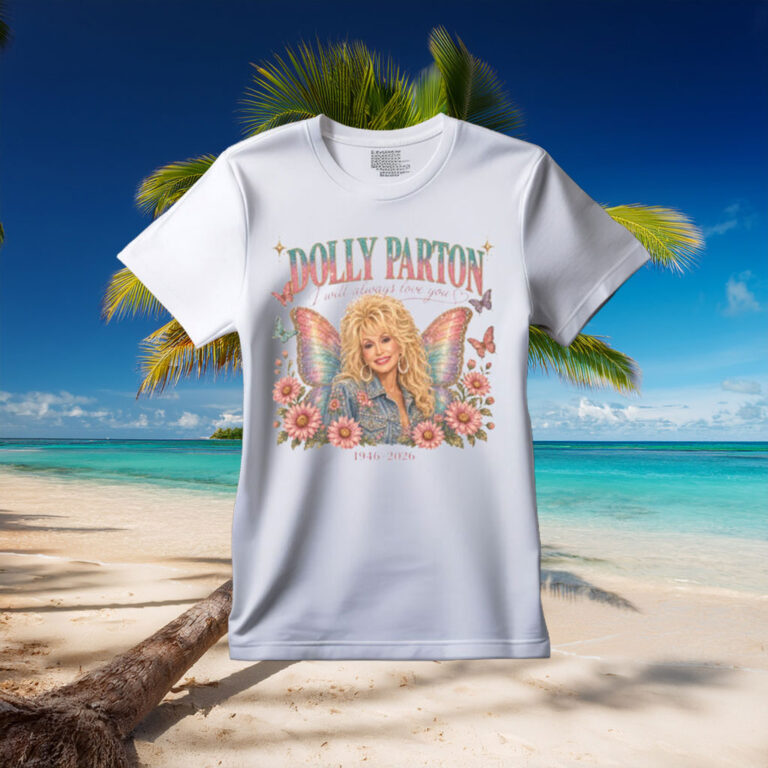 Dolly Parton 'I Will Always Love You' Retro Butterfly Shirt