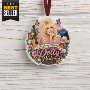 Dolly Parton Memorial Acrylic Ornament