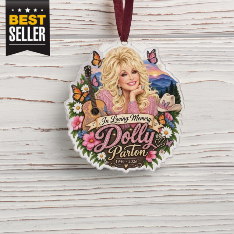 Dolly Parton Memorial Acrylic Ornament