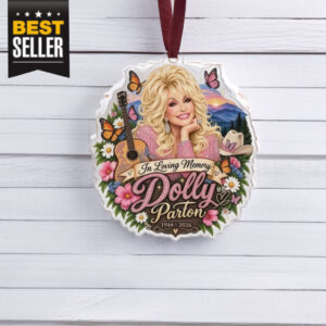 Dolly Parton Memorial Acrylic Ornament