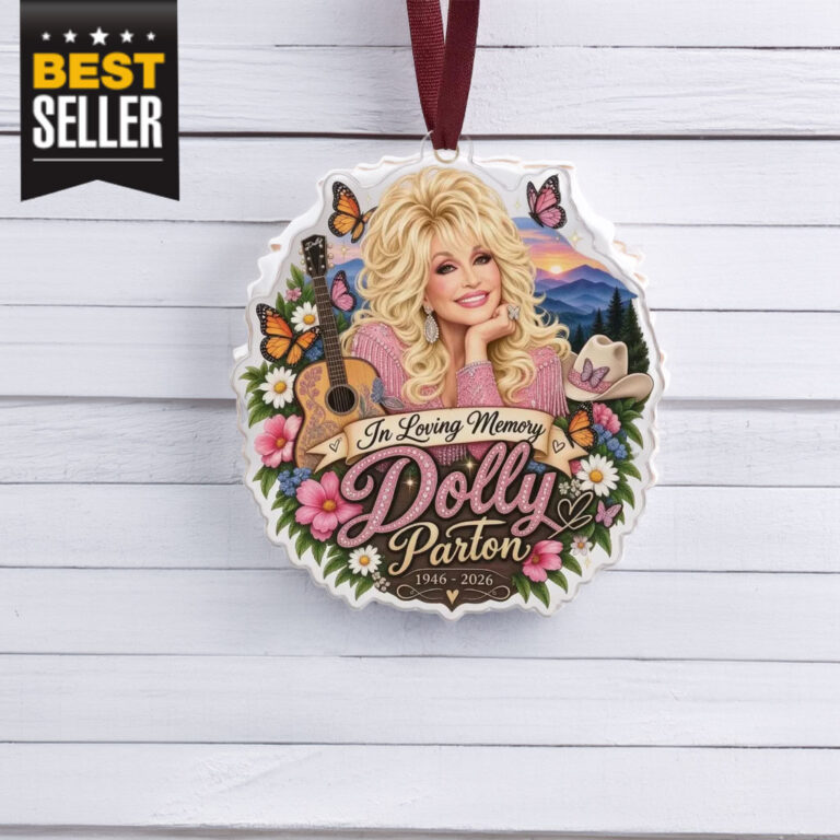 Dolly Parton Memorial Acrylic Ornament