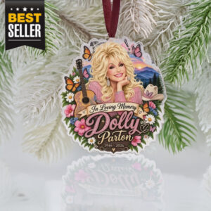 Dolly Parton Memorial Acrylic Ornament