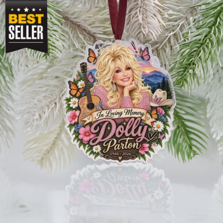 Dolly Parton Memorial Acrylic Ornament