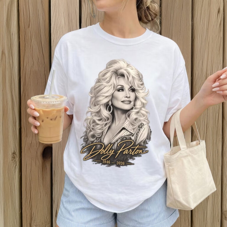 Dolly Parton Memorial Shirt, Signature Vintage Graphic Tee