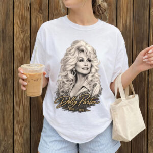 Dolly Parton Memorial Shirt, Signature Vintage Graphic Tee