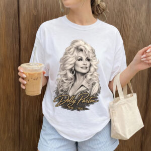 Dolly Parton Memorial Shirt, Signature Vintage Graphic Tee