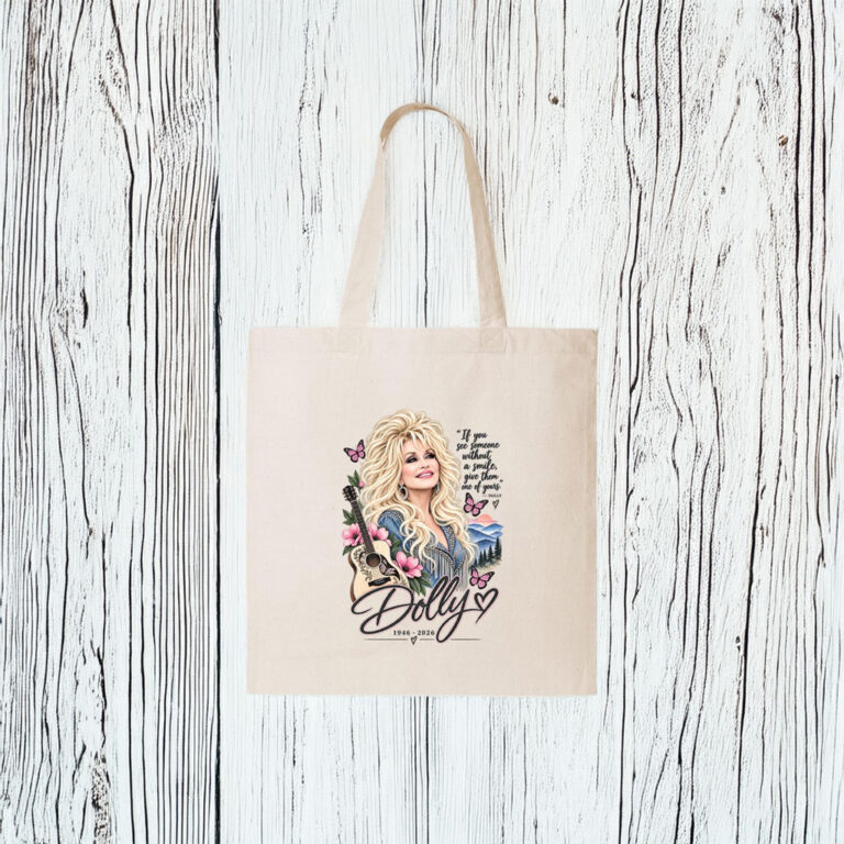 Dolly Parton Memorial Tote Bag
