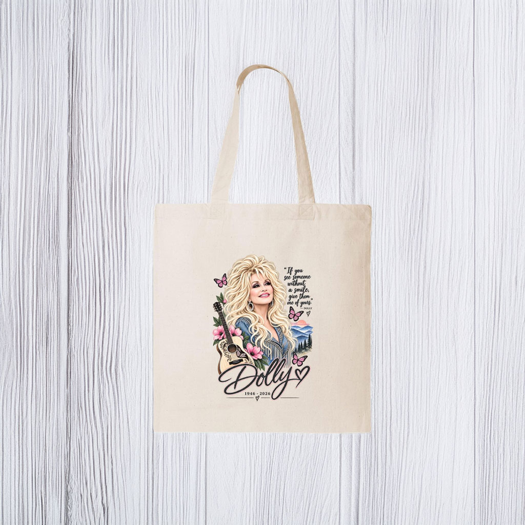 Dolly Parton Memorial Tote Bag