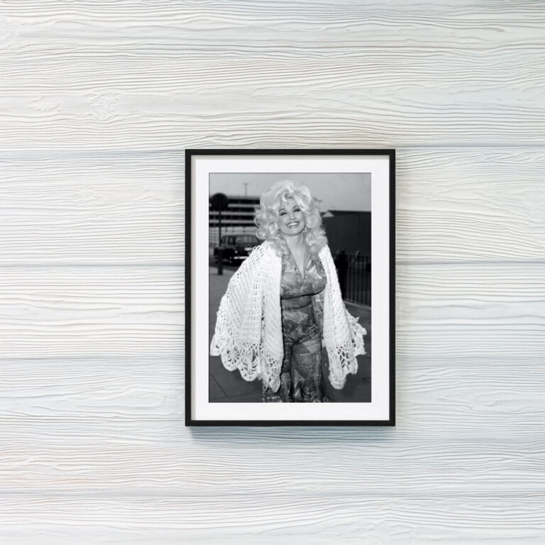 Dolly Parton Music Black and White Posters