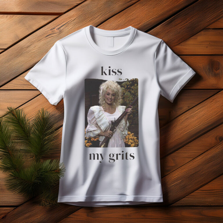 Dolly Parton Photo Tee Kiss My Grits T-Shirt