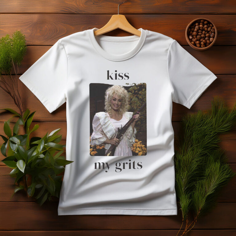 Dolly Parton Photo Tee Kiss My Grits T-Shirt