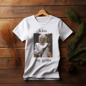 Dolly Parton Photo Tee Kiss My Grits T-Shirt