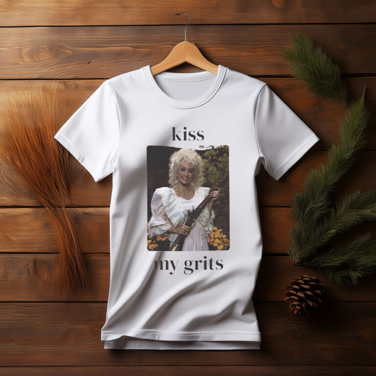 Dolly Parton Photo Tee Kiss My Grits T-Shirt