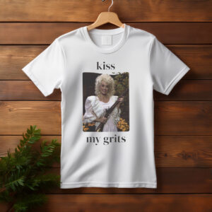 Dolly Parton Photo Tee Kiss My Grits T-Shirt