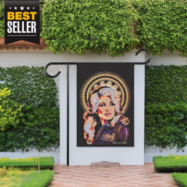 Dolly Parton Portrait Garden & House Banner