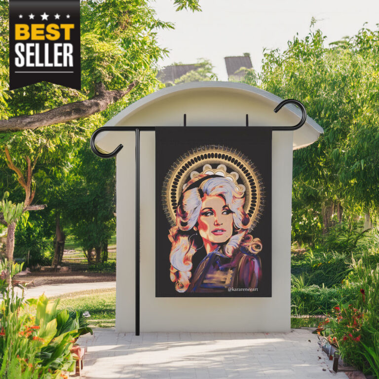 Dolly Parton Portrait Garden & House Banner