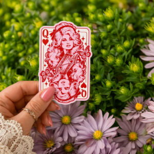 Dolly Parton Queen of Hearts Sticker