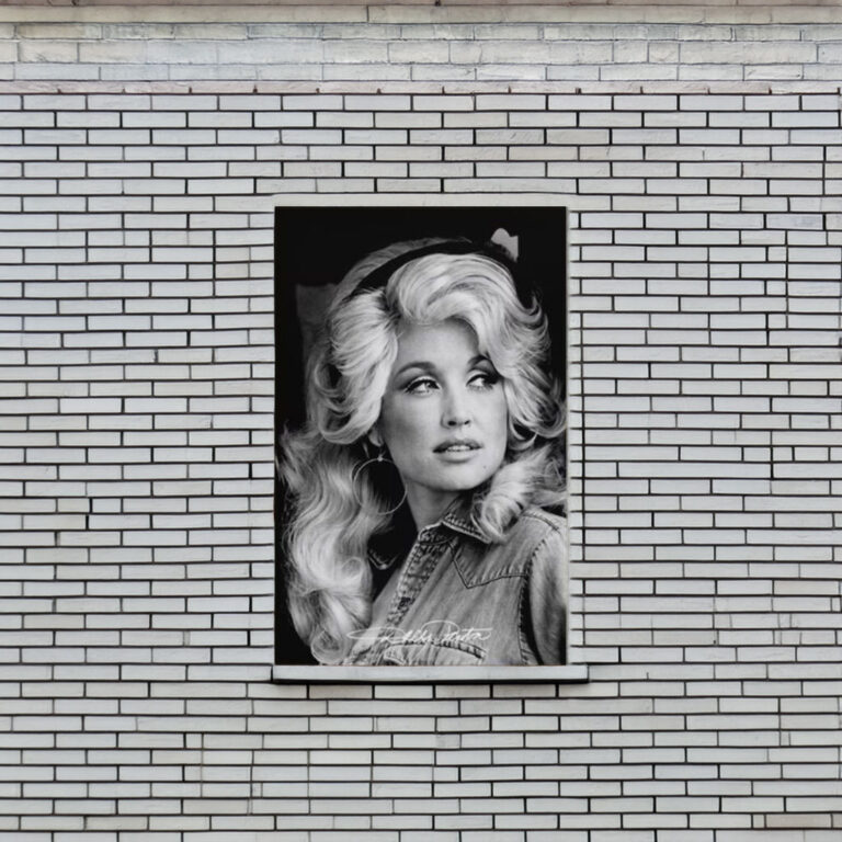 Dolly Parton Retro Poster
