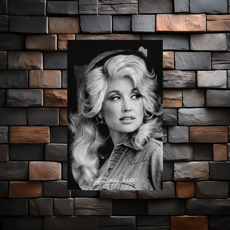 Dolly Parton Retro Poster