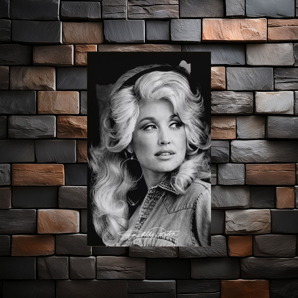 Dolly Parton Retro Poster