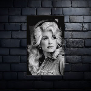 Dolly Parton Retro Poster