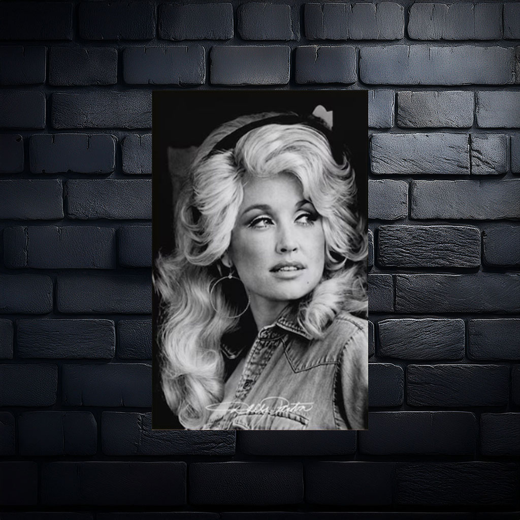 Dolly Parton Retro Poster