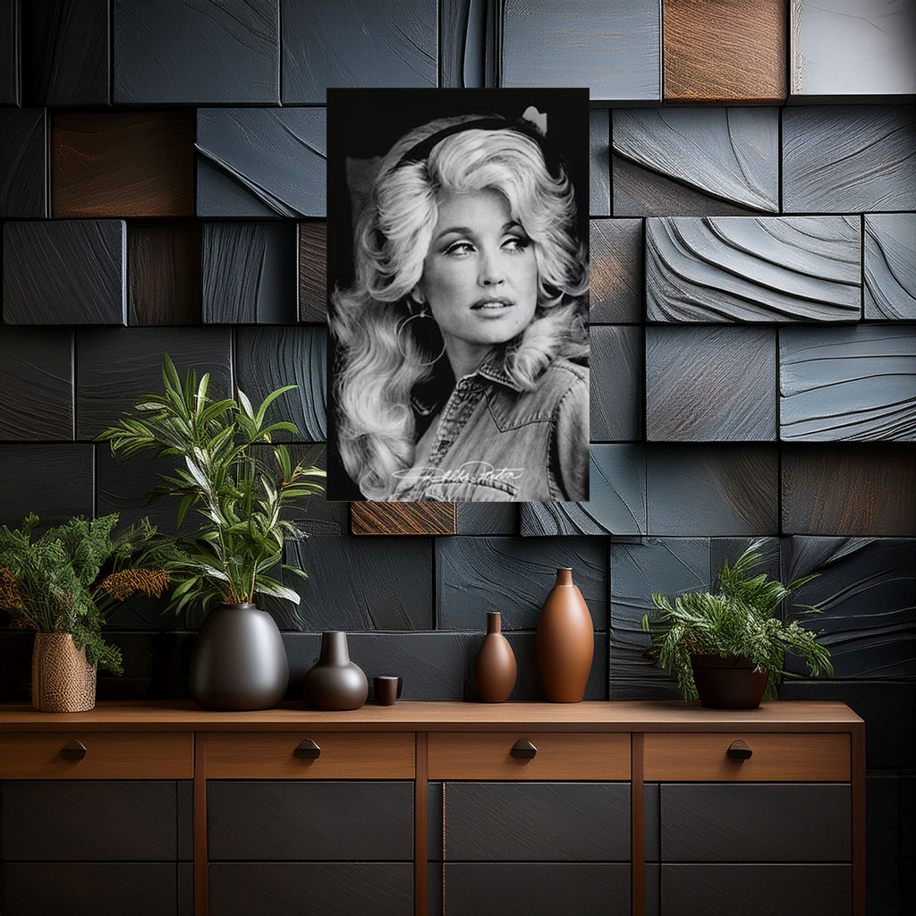 Dolly Parton Retro Poster