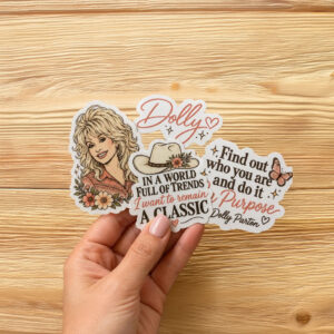 Dolly Parton Sticker Pack Country Music Stickers