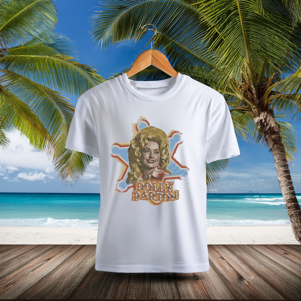 Dolly Parton Tee Country Singer Portrait T-Shirt