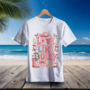Dolly Parton Tribute Shirt, Love Like Dolly Cowboy Boots Art