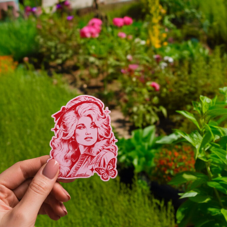 Dolly Parton Vinyl Sticker