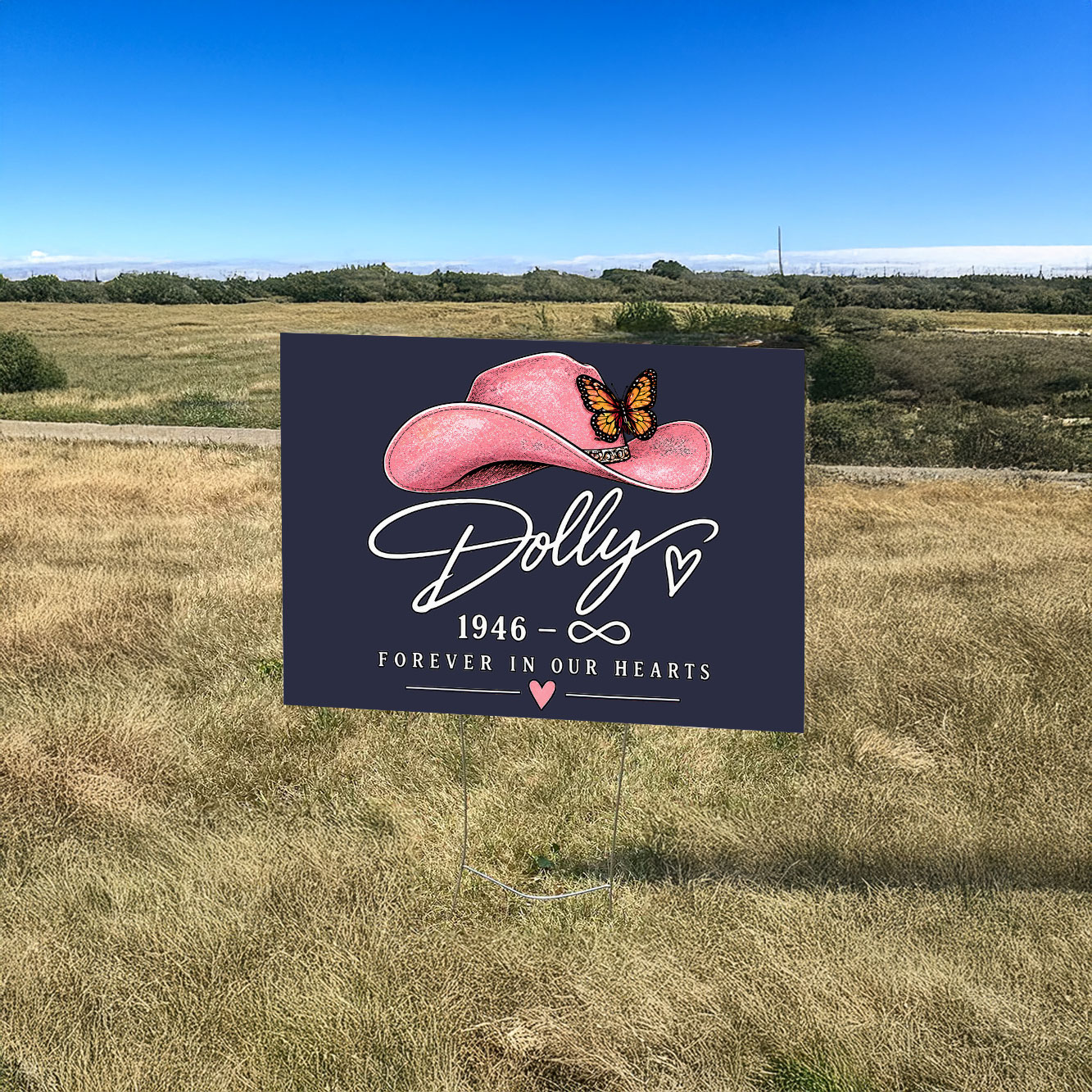 Dolly Parton Yard Sign