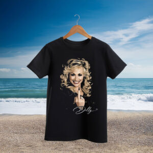 Funny Dolly Parton Middle Finger Vintage Shirt