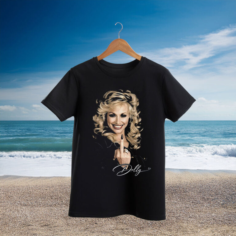 Funny Dolly Parton Middle Finger Vintage Shirt