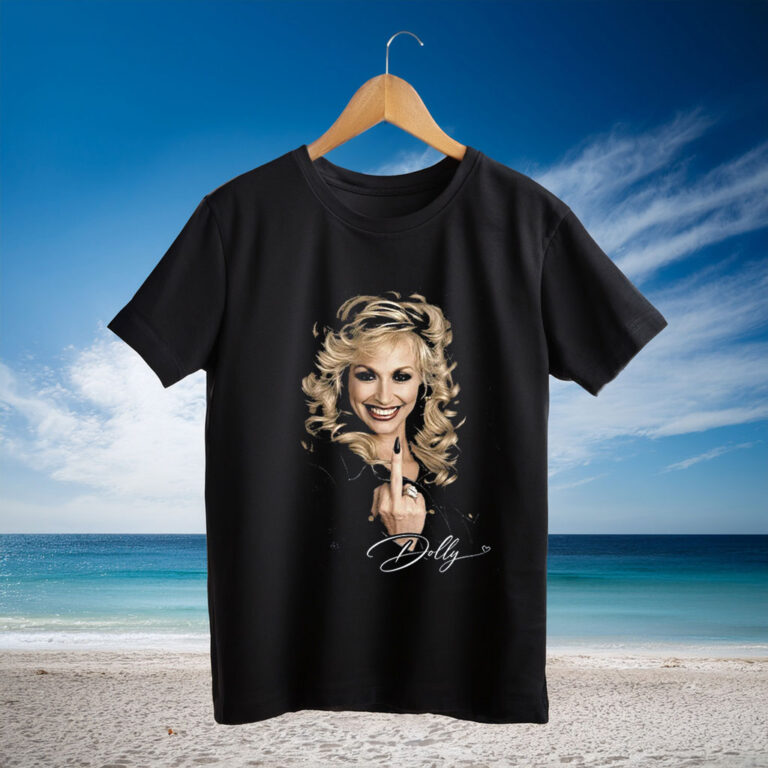Funny Dolly Parton Middle Finger Vintage Shirt
