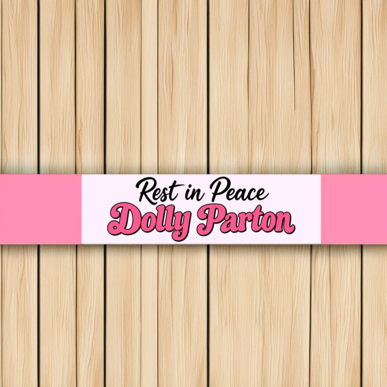 Rest in Peace Dolly Parton Bumper Sticker