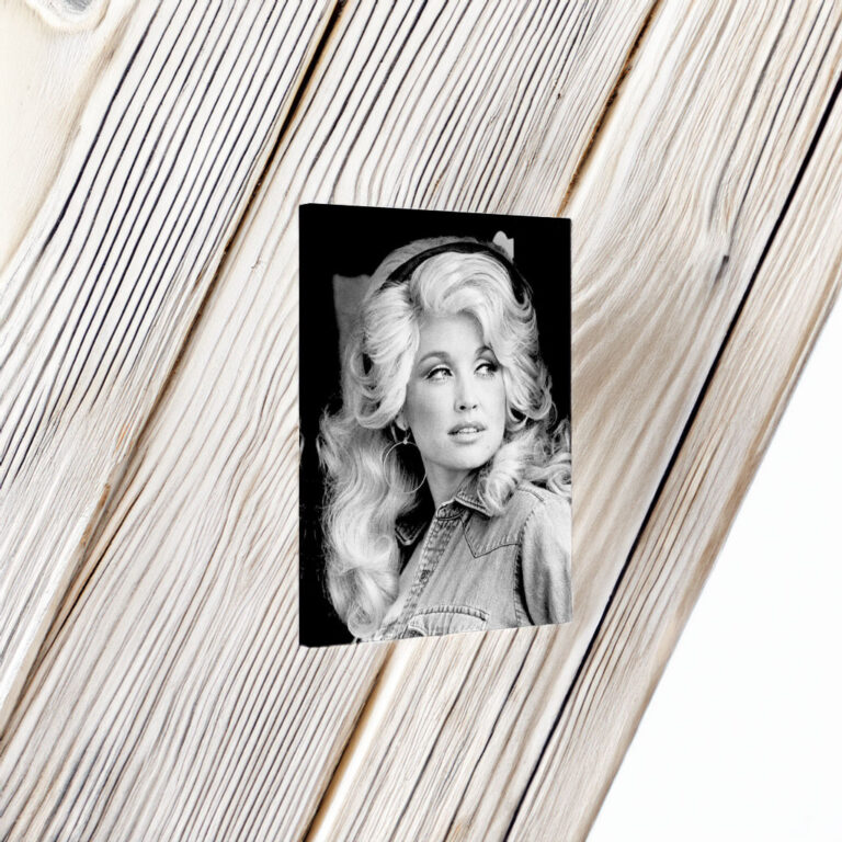 Vintage Black And White Picture Dolly Parton Singer Posters