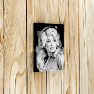 Vintage Black And White Picture Dolly Parton Singer Posters