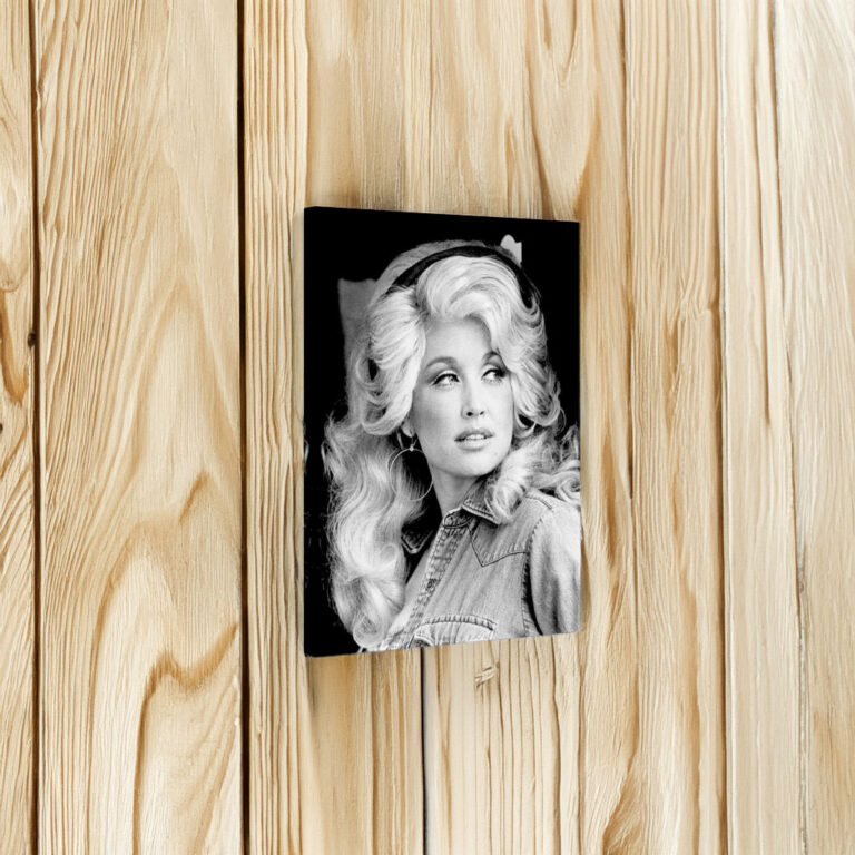 Vintage Black And White Picture Dolly Parton Singer Posters